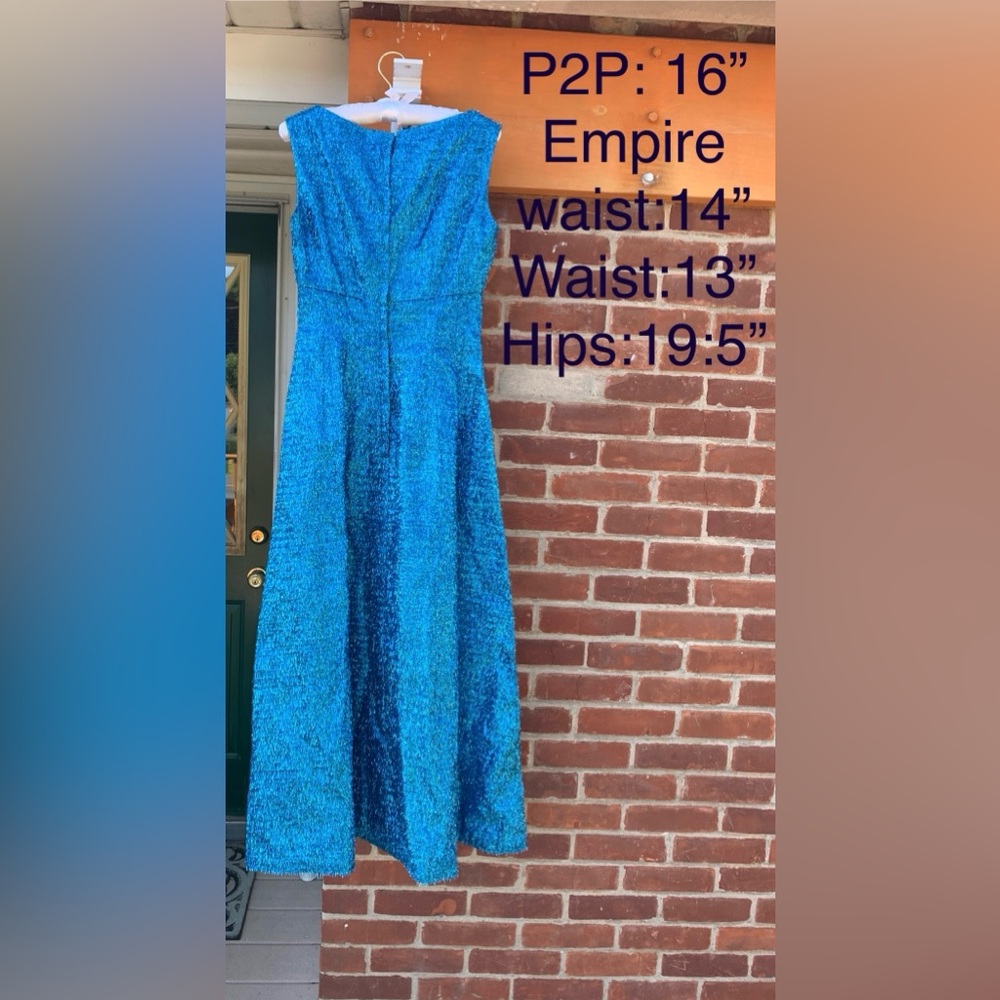 60s/70s tinsel gown - Picture 3 of 5